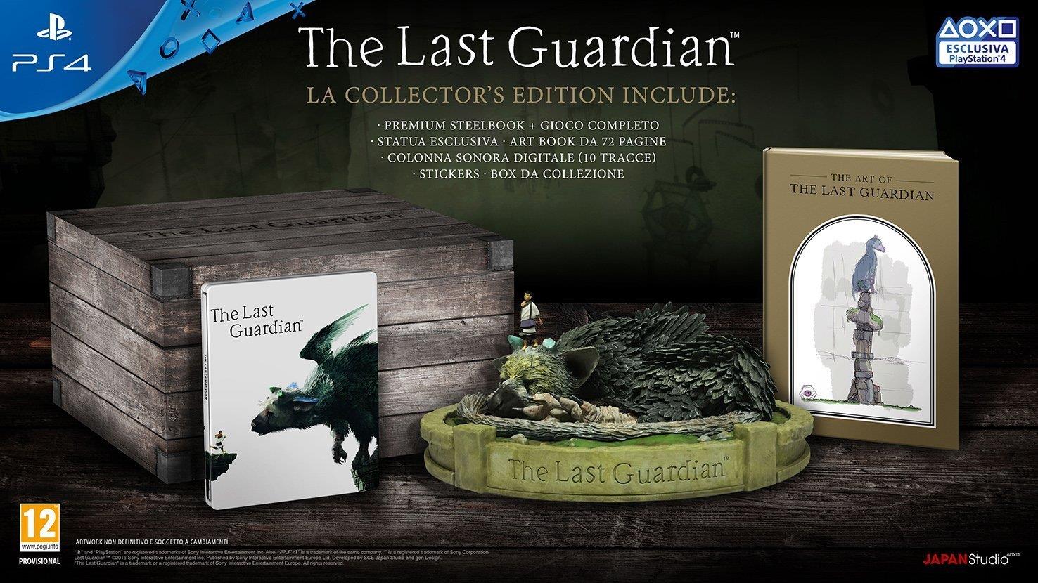 SONY The Last Guardian con statua Collectors Edition per Sony PS4